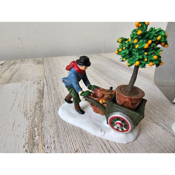 Dept 56 58458 Master gardeners tree planters people accessory Dickens cart - Picture 2 of 14